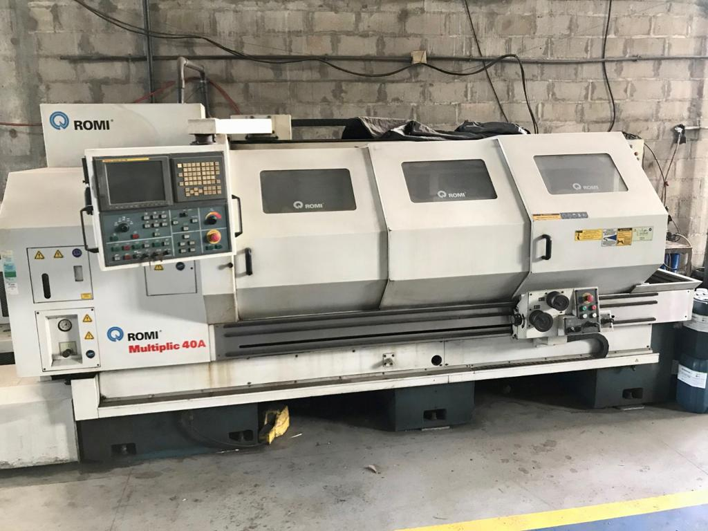 Torno Cnc Romi Multiplic A Ano X Mm Comando