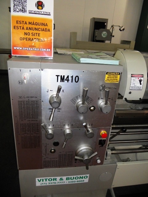 TORNO MECÂNICO TM 410 1000 Operatrix